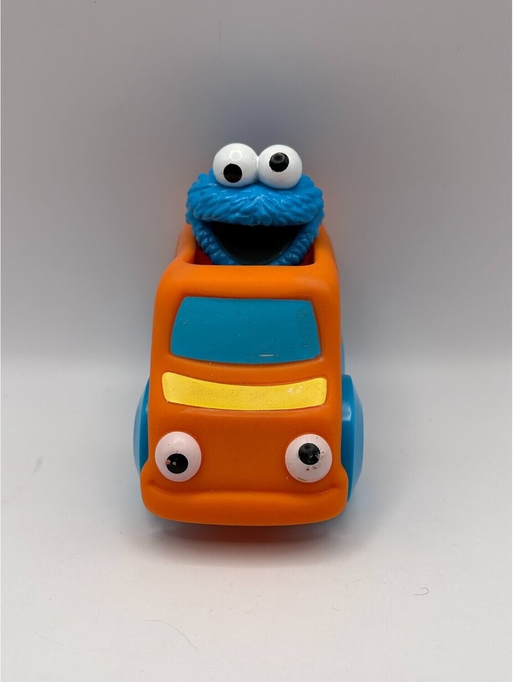 Hasbro Sesame Street Cookie Monster Orange Car Van Truck Toy 2011 Playskool